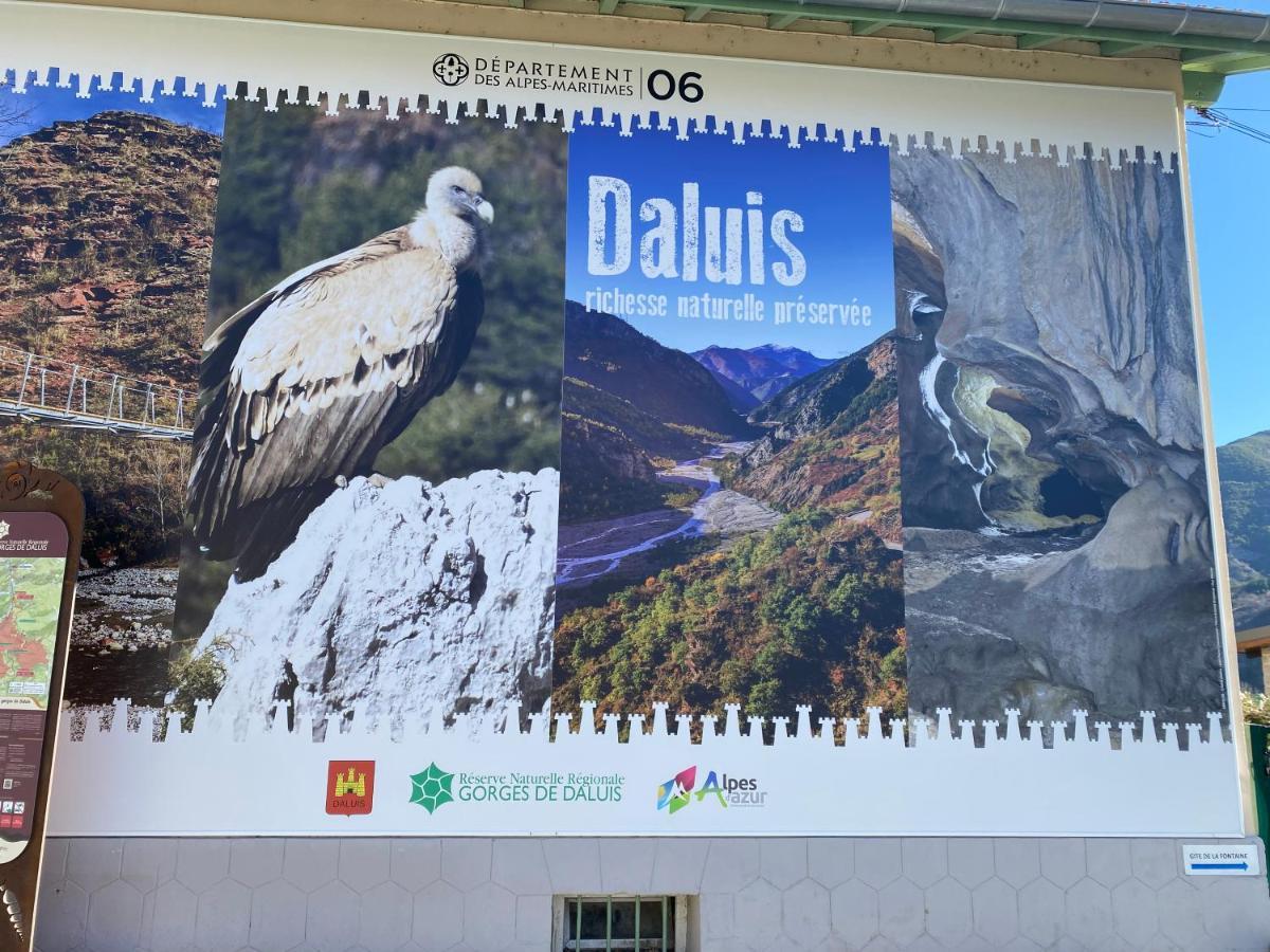 Gite De La Fontaine Gorges De Daluis Kültér fotó